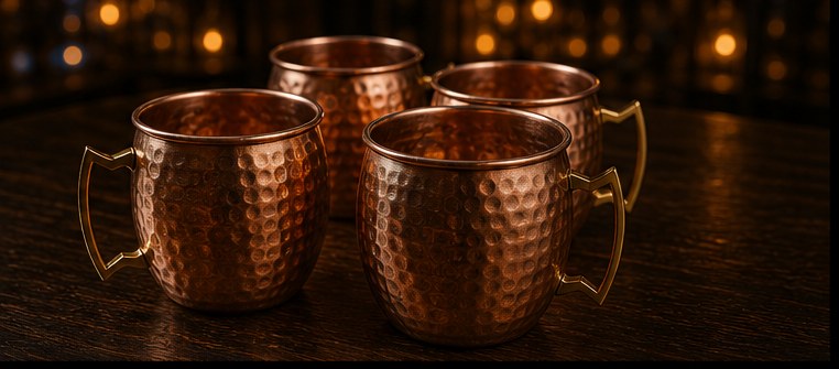 Tasses Moscow Mule en cuivre (4)